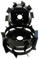 Akcesoria do urządzeń ogrodniczych - Koła metalowe GENEA GA8 380mm do ciągnika jednoosiowego i glebogryzarki - miniaturka - grafika 1