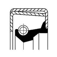 Układ zawieszenia - akcesoria - Pierścień uszczelniający wału, piasta koła Corteco 12011404B - miniaturka - grafika 1