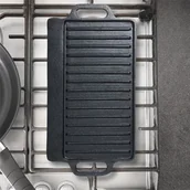 Patelnie - PŁYTA ŻELIWNA GRILLOWA DWUSTRONNA 50,5x23,5cm CAST LINE 199074 - miniaturka - grafika 1