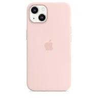 Etui i futerały do telefonów - Silikonowe etui na telefon iPhone 13 Chalk Pink - miniaturka - grafika 1