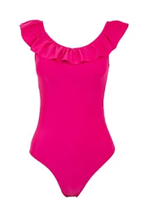 Stroje kąpielowe - DeFacto Damski strój kąpielowy, regularny krój, tankini, bikini, damski kostium kąpielowy, kostium kąpielowy dla kobiet, Rosa, S - grafika 1