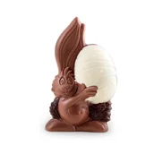 Czekolada - Zając z czekolady mlecznej - Figurka Wielkanocna 40 g E.Wedel - miniaturka - grafika 1