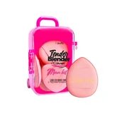 Gąbeczki do makijażu - Clavier Tender Blender Mua Kit zestaw mini gąbek do makijażu w walizeczce Pink 6 sztuk - miniaturka - grafika 1