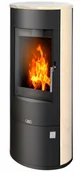 Piece wolnostojące - ABX Piec kominkowy stalowy Aspen 7 wykończenie piaskowiec - miniaturka - grafika 1