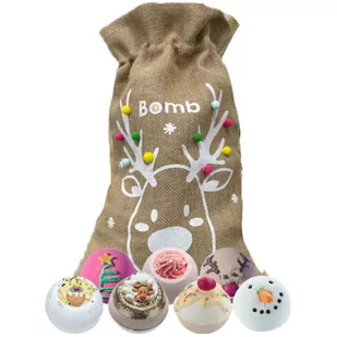 Bomb Cosmetics XMASS - Zestaw Worek Św. Mikołaja Christmas Rein-Cheer 1szt - Zestawy kosmetyków damskich - miniaturka - grafika 1