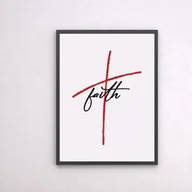 Ikony i obrazy sakralne - Plakat - FAITH - miniaturka - grafika 1