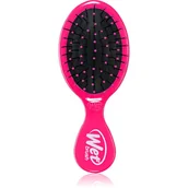 Szczotki i grzebienie do włosów - Wet Brush Mini Detangler pink poręczna mała szczotka do rozczesywania włosów czarna - miniaturka - grafika 1