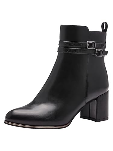 MARCO TOZZI Damskie botki Zip+Slip 2-25332-43, czarny Comb, 41 EU