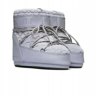Śniegowce damskie - Śniegowce MOON BOOT ICON LOW QUILT GREY 80D1409540H006 39-41 - miniaturka - grafika 1