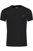 Koszulki męskie - T-SHIRT MĘSKI Z KRÓTKIM RĘKAWEM TIMBERLAND CZARNY - miniaturka - grafika 1