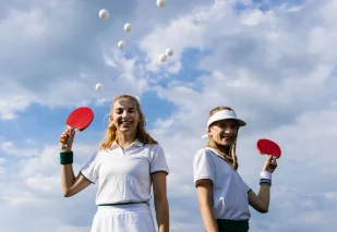 Zestaw rakietki do tenisa stołowego AVENTO Matchtime - Tenis stołowy - miniaturka - grafika 5