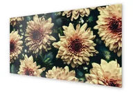 Dekoracje domu - Panel kuchenny HOMEPRINT Żółte kwity 125x50 cm - miniaturka - grafika 1