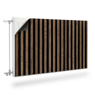 OSŁONA Magnetyczna Na Grzejnik LAMELE Imitacja Drewna 3D 120cm x 60cm - Dekoracje domu - miniaturka - grafika 1