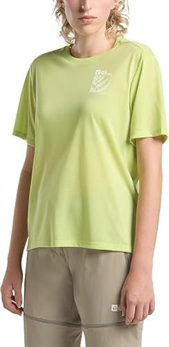 Jack Wolfskin Vonnan Graphic T W T-shirt damski, Vibrant Red, XXL