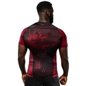 Kimona, stroje i obuwie - Venum x Assasin's Creed Shadows Rashguard Krótki Rękaw Short Sleeve Burgundy/Black - miniaturka - grafika 1