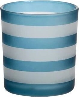 Yankee Candle Świeca wotywna al Stripe ciemnoniebieski uchwyt