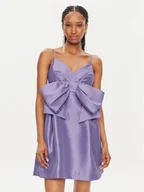 Sukienki - Fracomina Sukienka koktajlowa FQ24SD1005W71101 Fioletowy Regular Fit - miniaturka - grafika 1