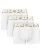 Majtki męskie - Versace Komplet 3 par bokserek AU10326 Biały - miniaturka - grafika 1