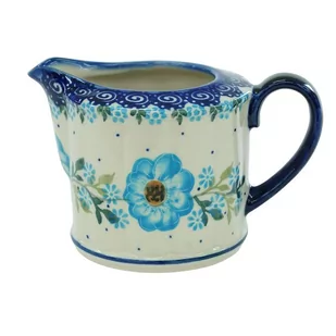 Ceramiczny mlecznik Ceramika Bolesławiec - Cukiernice - miniaturka - grafika 1