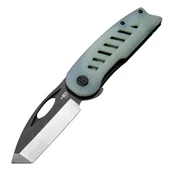 Scyzoryki - Bestech EXPLORER D2, Satin+Black, Przezroczysty G10 BG37C - miniaturka - grafika 1