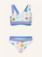 Stroje kąpielowe - Molo Góra Od Bikini Bustier Nicola Z Ochroną Uv 50+ weiss - miniaturka - grafika 1