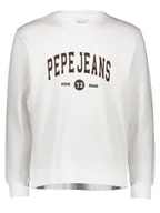 Bluzy męskie - Pepe Jeans Bluza w kolorze białym - miniaturka - grafika 1