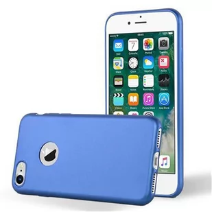 Cadorabo Apple iPhone 7/7S silikonowe etui firmy cadorabo  Metallic-Look Matte Ultra cienkie Slim wzór TPU etui ochronne etui  pokrowiec bumper Back Case Cover DE-103975 - Etui i futerały do telefonów - miniaturka - grafika 1
