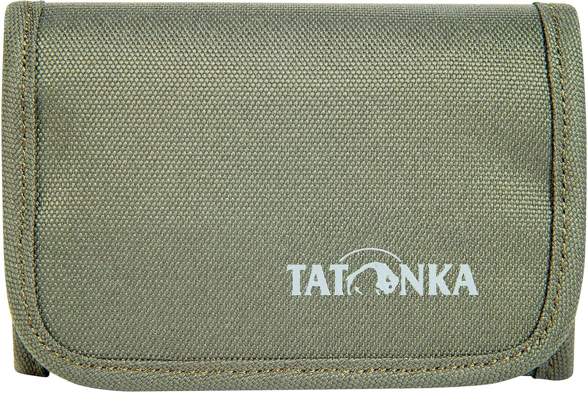 Portfel męski z blokadą RFID Tatonka Folder oliwkowy 9x12 cm
