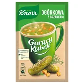 Zupy w płynie - Knorr Gorący Kubek Ogórkowa z grzankami 13 g - miniaturka - grafika 1
