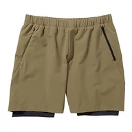 Spodenki damskie - Jack Wolfskin Szorty Commute Skort Grey Olive XXXL - miniaturka - grafika 1