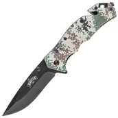 Noże - Nóż składany ratowniczy Master Cutlery MU-A001DG Spring Assisted - Digital Camo - miniaturka - grafika 1