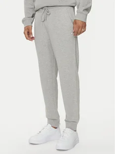 United Colors Of Benetton Spodnie dresowe 342ZUF01B Szary Regular Fit - Spodnie sportowe męskie - miniaturka - grafika 1