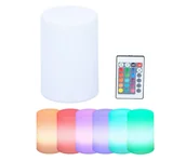 Lampy stojące - Grundig - LED RGB Ściemniana lampa stołowa LED/3xAAA + pilot - miniaturka - grafika 1