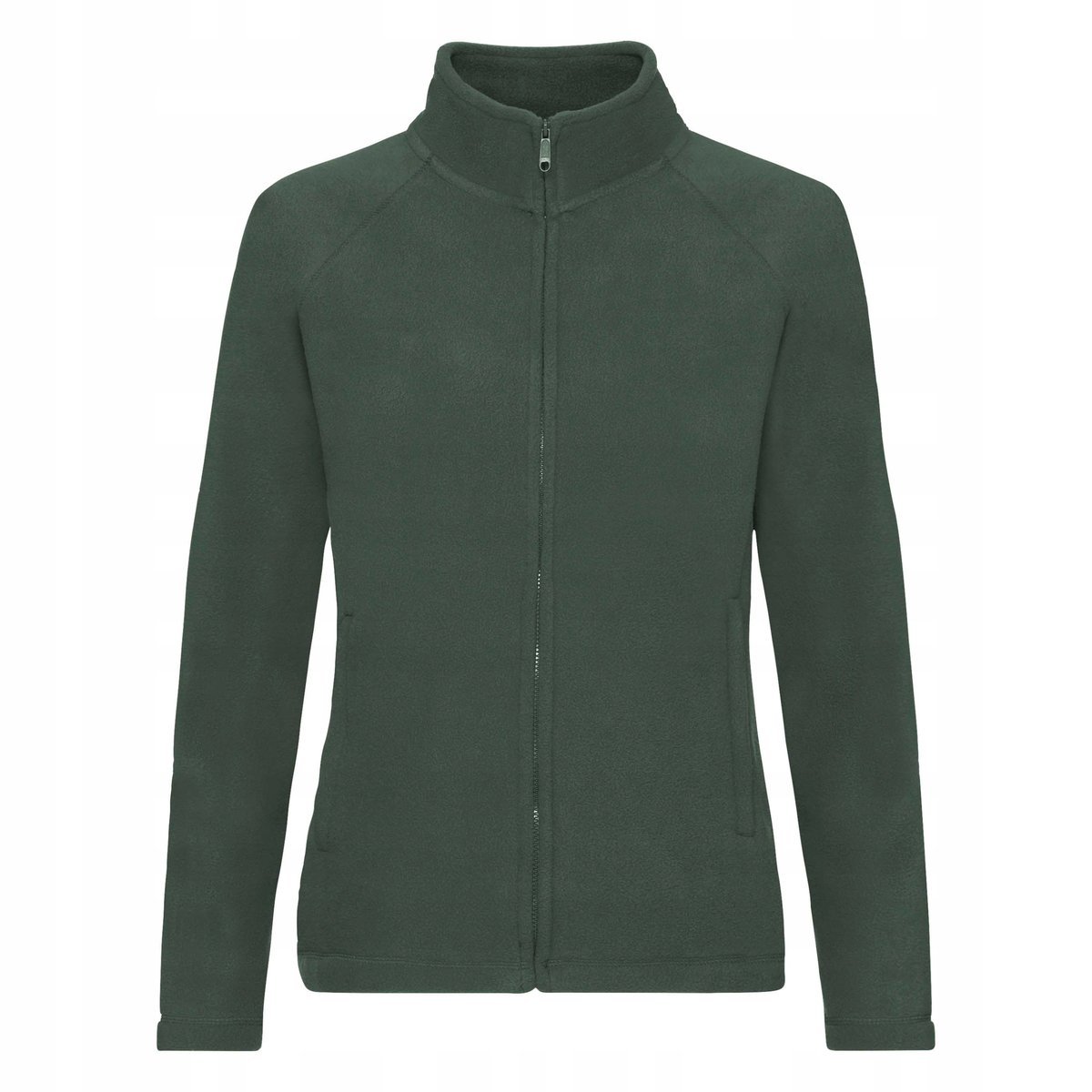 Polar damski rozpinany bez kaptura Butelkowa Zieleń r. 2XL