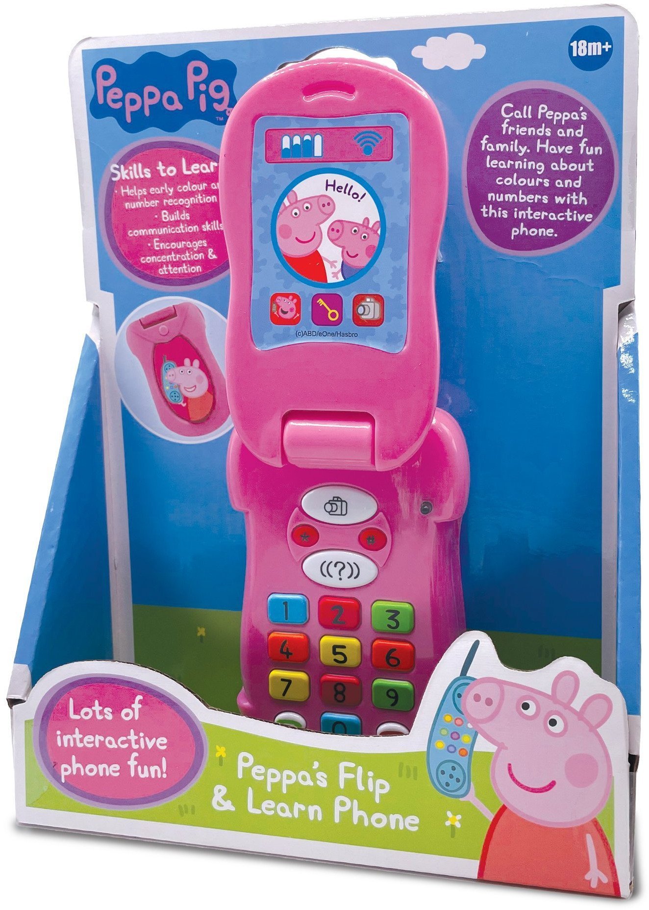 PEPPA FLIP AND LEARN PHONE DK SE NO FI