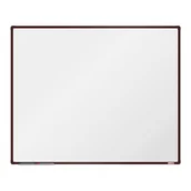 Tablice i flipcharty - boardOK Biała magnetyczna tablica boardOK, 150 x 120 cm, brązowa rama VOK150120-1500 - miniaturka - grafika 1