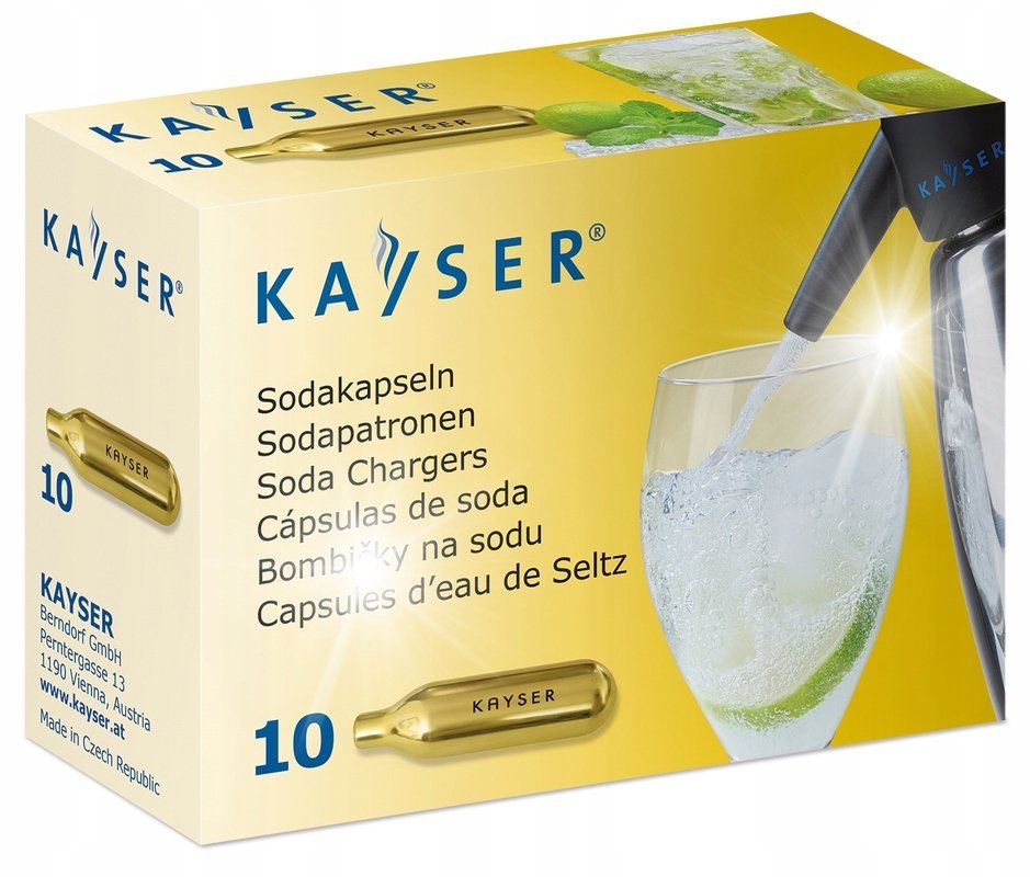 NABOJE CO2 DO SYFONU KAYSER WODY SODOWEJ SATURATOR