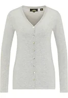 Swetry damskie - Idony Kardigan damski 15329875, szary melanż, M/L, szary melanż, M-L - miniaturka - grafika 1