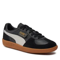 Półbuty męskie - Sneakersy Puma Palermo Lth 396464 03 Czarny - miniaturka - grafika 1