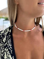 Naszyjniki - Naszyjnik Choker RAINBOW - miniaturka - grafika 1
