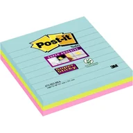 Notesy i bloczki - Bloczki 3M POST-IT XL MIAMI linia 101x101mm 3x70k 675-SS3-MIA - miniaturka - grafika 1