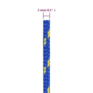 Linka żeglarska, niebieska, 2 mm, 100 m, polipropylen - Żeglarstwo - miniaturka - grafika 7
