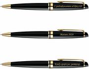 Długopisy - Długopis Waterman Expert czarny GT z Grawerem - miniaturka - grafika 1