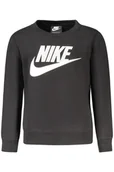 Bluzy dla chłopców - CZARNA BLUZA DZIECIĘCA NIKE Z ROZPINANYM NA ZAMEK - miniaturka - grafika 1