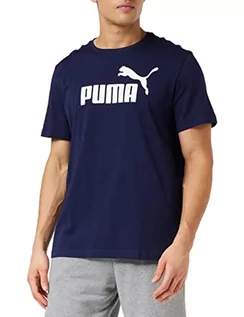 Koszulki męskie - Puma męskie Ess Tee T-Shirt z logotypem, czarny, xl 851740 - grafika 1