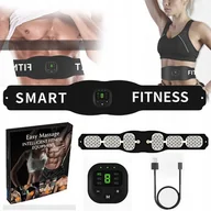 Masażery - ELEKTROSTYMULATOR PAS MASAŻER WIBRUJĄCY ODCHUDZAJĄCY DO MIĘŚNI BRZUCHA 6W1 - miniaturka - grafika 1