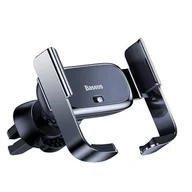 Uchwyty samochodowe do telefonów - Baseus mini zamykany uchwyt na kratkę SUHW01-01 1573-74475_20191021173759 - miniaturka - grafika 1