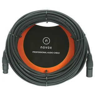 Kabel NOVOX XLR męski - XLR żeński 10 m - Kable - miniaturka - grafika 1