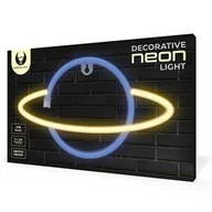 Pozostałe oświetlenie - Neon LED saturn żółto-niebieski FLNE11 forever light - miniaturka - grafika 1