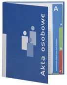 Segregatory - Donau segregator ringowy do akt osobowych, tekturowy, A4/2R/20mm, niebieski 3731 - miniaturka - grafika 1